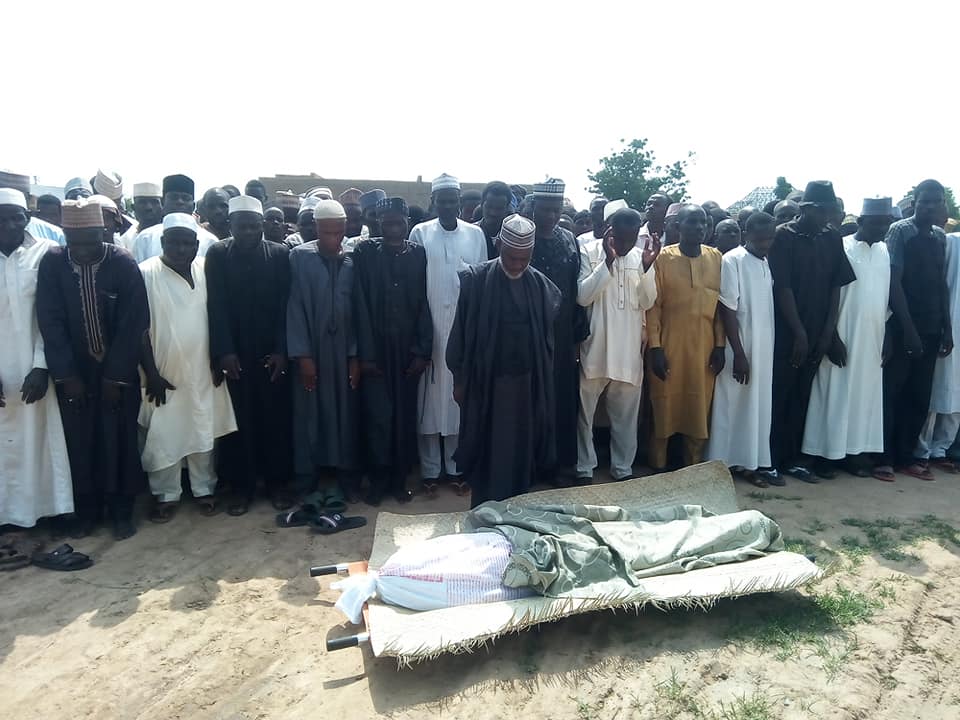  funeral of shahid haruna giade killed by police on ashura in azare